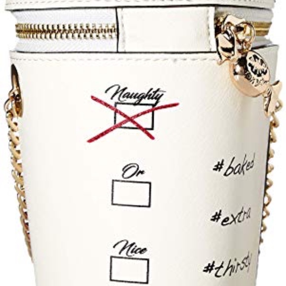 Betsey Johnson Gingerbread Latte Handbag Crossbody - Picture 3 of 5